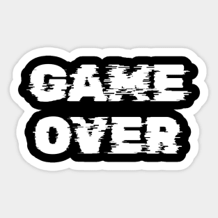 Game Over Sticker